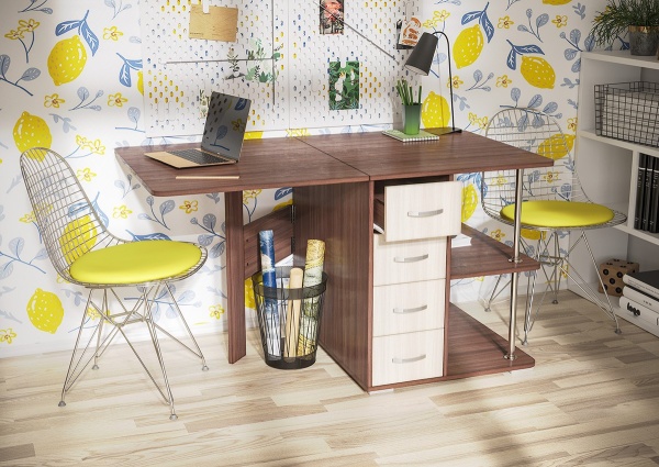 Стол-Книжка с Баром СТК-001/Разные Цвета