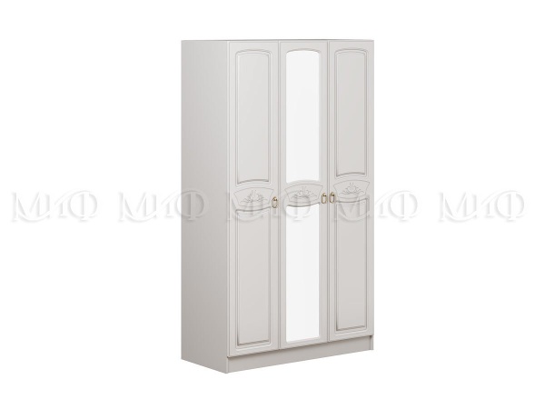 Шкаф 3-х Створчатый Алекс МДФ (Ш-1350 х В-2116 х Г-540 мм)