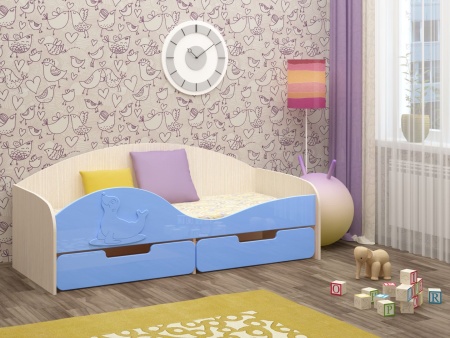 Детская Кровать Юнга-8 МДФ/Разные Цвета