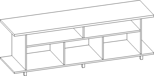 Тумба Дарина ТТВ №4 (Ш-1800| В-500| Г-450)